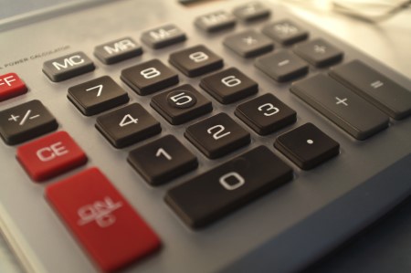Picture of a calculator