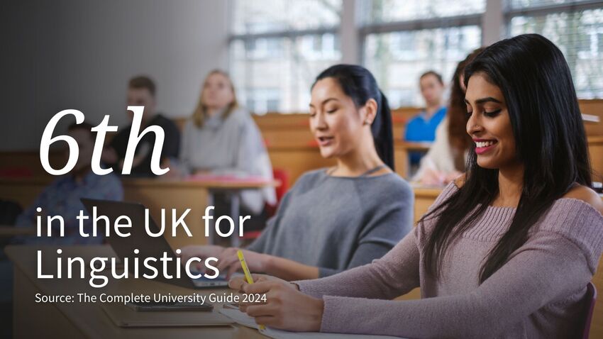 6th in the UK for Linguistics 
