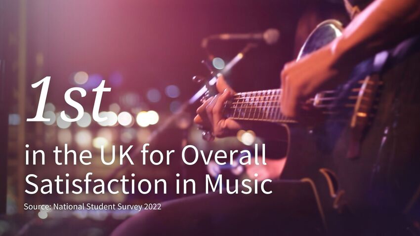 1st in UK for Overall Satisfaction in Music 