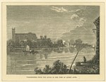 B3 188 - Westminster from the river in the time of Queen Anne, London