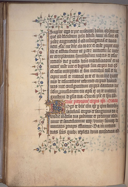 Burnet Psalter image.  Aberdeen University Library 1998.