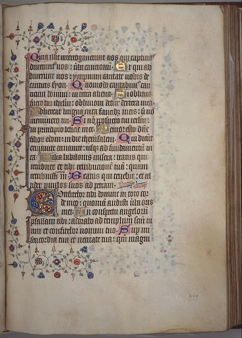 Burnet
 Psalter image