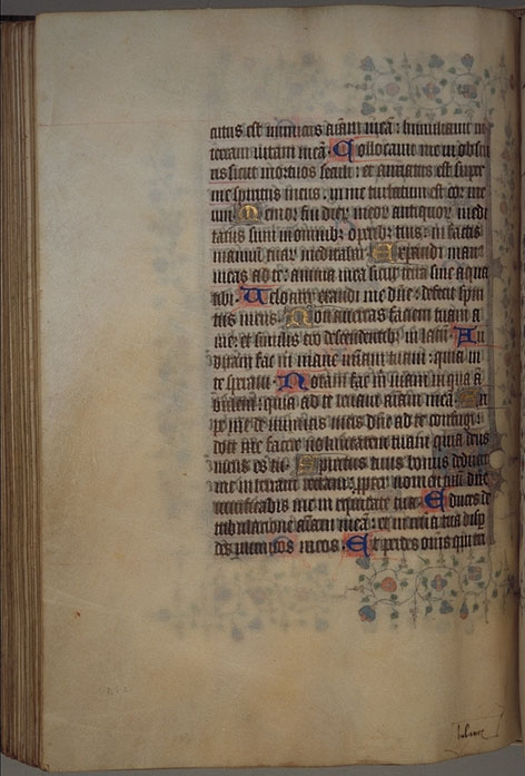 Burnet
 Psalter image