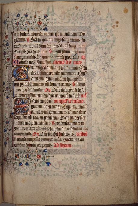 Burnet Psalter image.  University of Aberdeen