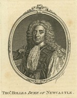 B2 223 - Sir Thomas Pelham-Holles, 5th baronet, 1st Duke of Newcastle-Upon-Tyne and of Newcastle-Under-Lyme, Earl of Clare, 2nd Baron Pelham of Laughton, and 1st Baron Pelham of Stanmer (1693-1768)