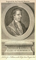 B1 007 - George Keppel [Kepple], 3rd Earl of Albemarle (1724-1772)