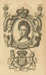 B2 207 - Mary II, Queen and consort of William III (1662-1694)