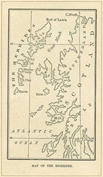 B3 197 - Map of the Hebrides