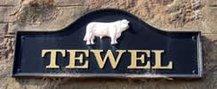 Tewel - Farm Signs cast sign