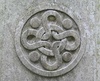 Beaton gravestone  detail of decoration on rear