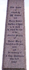 Fyvie Cross  Inscription