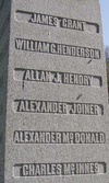 Forglen War Memorial text panel