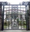 Carron Restaurant gate ironwork detail