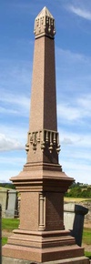 Pink Granite Obelisk