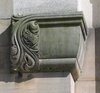 Close up of right corbel