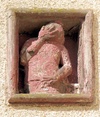 Stone relief carving Fyvie Castle