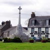 Mintlaw War Memorial, rear view