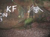 Aberdour cave grafitti