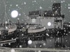 Peterhead Ice Factory, video piece in snow