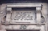 Post Office sign over door