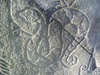 Brandsbutt stone serpent detail