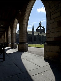 King's from Elphinstone cloisters