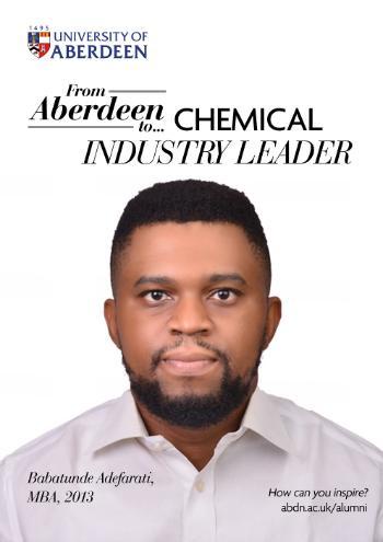 From Aberdeen to Chemical Industry Leader - Babtunde Adefarati