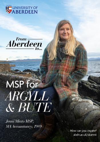 From Aberdeen to MSP for Argyll & Bute - Jenni Minto MSP