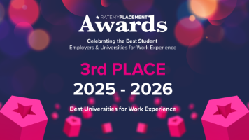 Promotional image for RateMyPlacement award