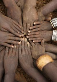 Image of hands in a circle