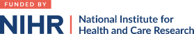 Funded by NIHR logo