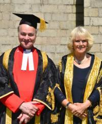 Pro-Chancellor Ian Torrance with HRH the Duchess of Rothesay