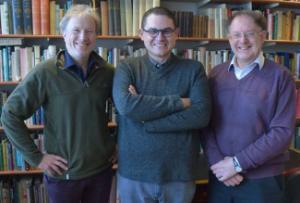 Dr Thomas McKean, Director of the Elphinstone Institute, Prof. Paul Mealor, and Gordon Hay