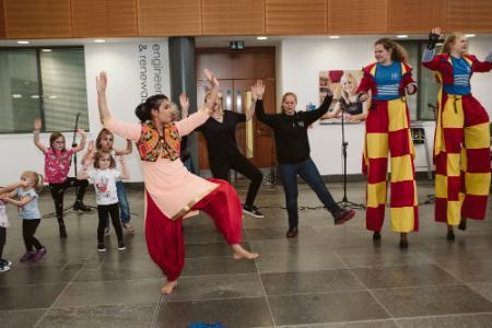 Bhangra taster at Celebrating the Difference