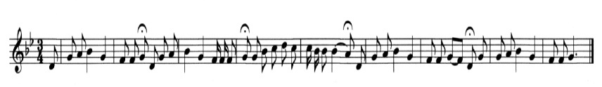 The twa corbies tune - written music