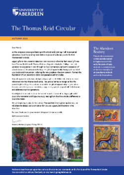 Thomas Reid Circular Autumn 2022