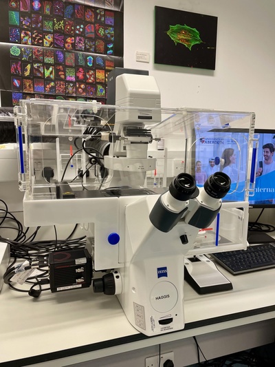 Image of Zeiss Axio Observer Z1 invert microscope (Haggis)