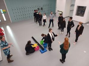 Pupils took part in interactive games with staff from the Aberdeen Biodiversity Centre to better understand the way the sequencing technology works.