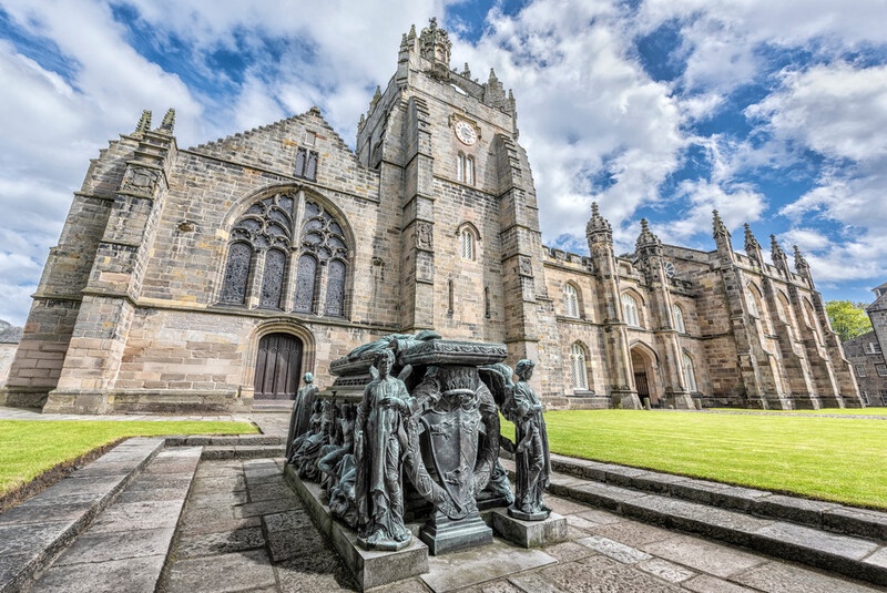 Picture of Kings Chapel with Bishop Elphinstone Tomb in front