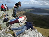 Students in the field