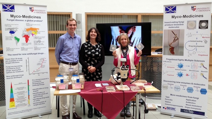 Ben Rutter, Dr Donna MacCallum and Dr Alex Brand at Doors Open Day