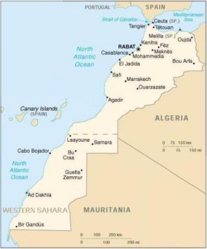 Morocco map