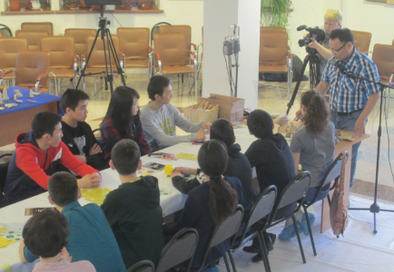 Vasiliy Amydayev and his students at the April workshop. Courtesy of Alison Brown