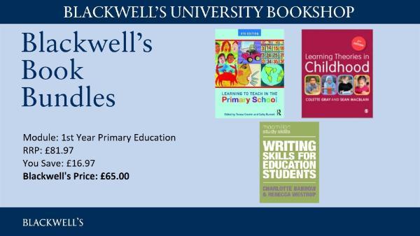 Blackwells book bundles - image of book fronts