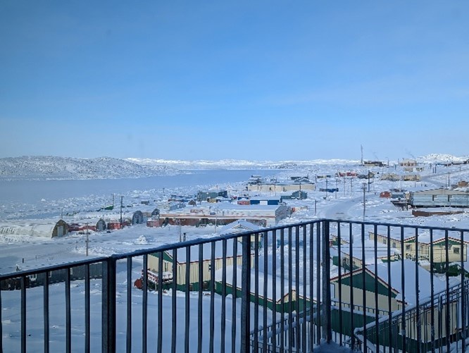 View from Kenojuak Community Centre