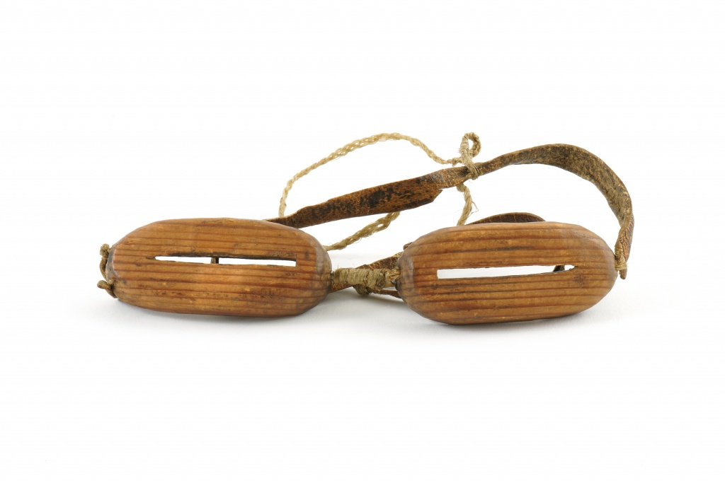 Snow goggles used by Inuit people in Arctic winter travel, ABDUA:6135