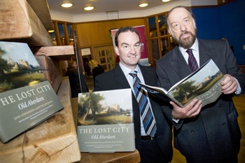 John Scrimgeour, regional manager for Petro-Canada with editor of the Lost City, Marc Ellington