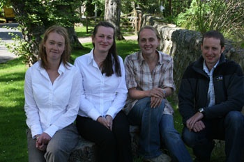 L-R: Rosalind Bryce, Helen Gray, Laura Taylor and Matt Oliver