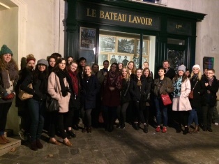 Evening walk in Montmartre