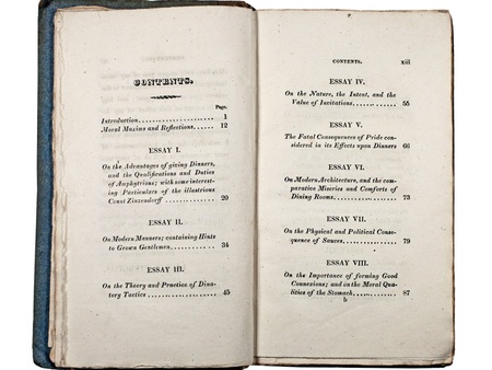 The Consequences of Sauces, Launcelot Sturgeon, 1822 [SB 64101 Stu]